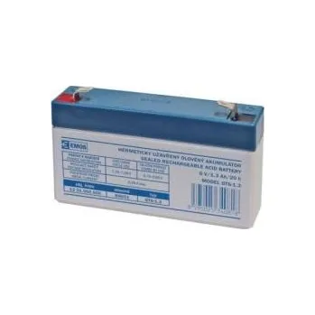 Záložní baterie Olověná baterie SLA 6V/1,3Ah