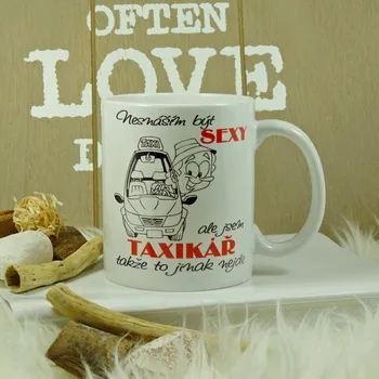 Hrnek sexy taxikář