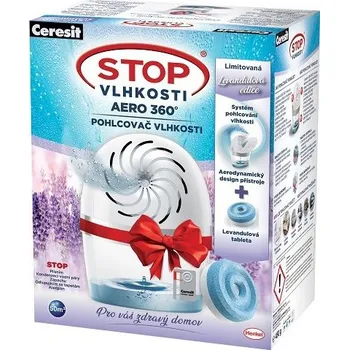 Pohlcovač vlhkosti CERESIT STOP VLHKOSTI AERO 360 WHITE 450g pohlcovač vlhkosti