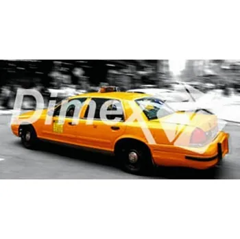 Obraz DIMEX | Obraz na skle | Taxi GL-60-012 | 60 x 30 cm + Skleněný fotoobraz na stěnu české výroby DIMEX - GL-60-012 Taxi, v rozměru 60 x 30 cm