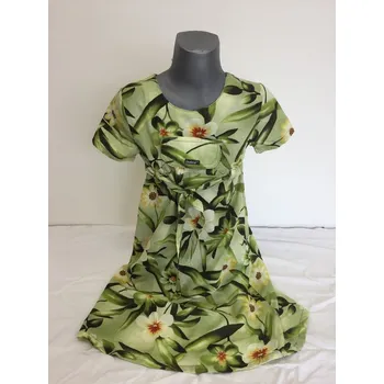 Dívčí šaty Zelené dívčí šaty 104,110,116,122,128,134,140, velikost 128, Barva Zelená, Rukáv krátký rukáv