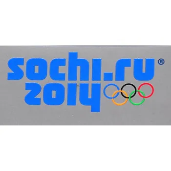 Znak automobilu Boční nápis SOCHI.RU 2014 original