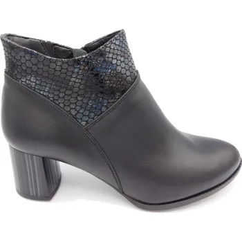 Dámské kozačky Dámské zimní boty na podpatku Barton 21261 černé Velikost: 39 (EU)