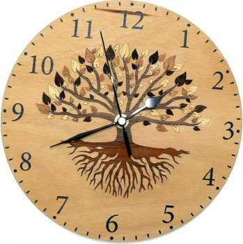 Hodiny art-wood.cz Dřevěné hodiny - strom života