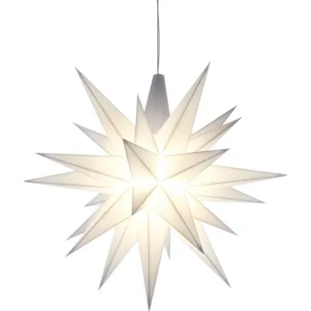 Vánoční ozdoba Moravská hvězda 13 cm bílá