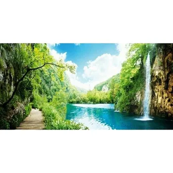 Obraz DIMEX | Obraz na skle | Relax v lese GL-60-025 | 60 x 30 cm + Skleněný fotoobraz na stěnu české výroby DIMEX - GL-60-025 Relax v lese, v rozměru 60 x 30 cm