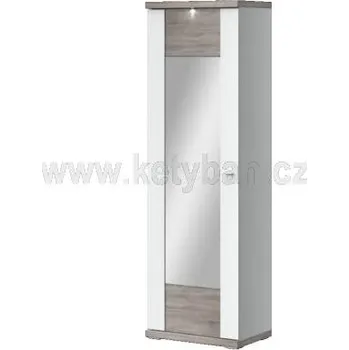 Skříň Manhattan plus typ 71 Bílá arctic VL/grafit