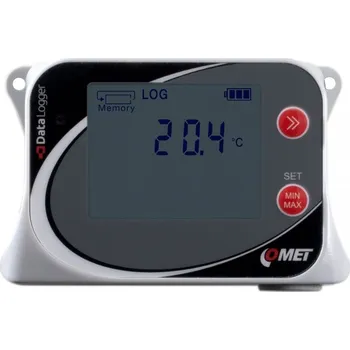Datalogger teploty Comet U0110 s možností akreditované kalibrace