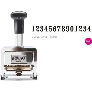 Razítko Paginovací razítko KW-triO 21400, 14 číslic s výškou 3,8 mm