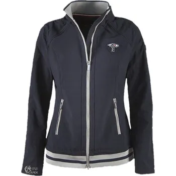 Bunda Equiline -JEWEL- - Tm. modrá - L