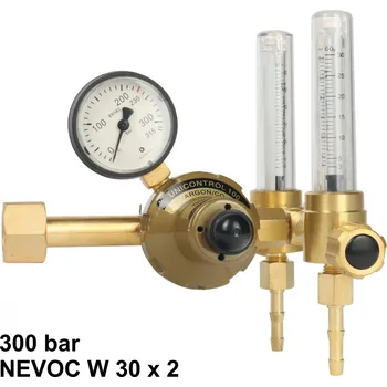 Příslušenství ke svářečce Redukční ventil GCE Unicontrol ARGON 300/2x30 l - 2 průtokoměry 0870036