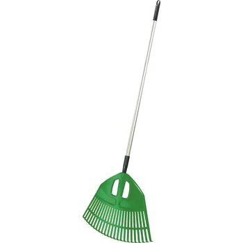 Zahrada PROSPERPLAST Hrábě EXPERT ALU zelené, kovová násada 195cm