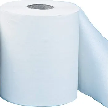 Papírové utěrky v rolích, 2-vrstvé perforované, univerzální, délka role 410 m, bělené, bal. 2 role