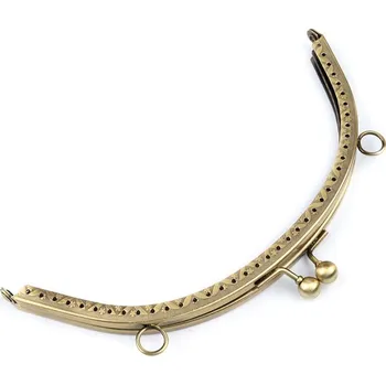 Rámeček na výrobu kabelky našívací 19x14,5 cm staromosaz