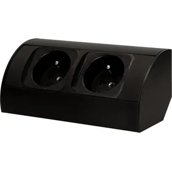 vypínač a zásuvka Orno OR-AE-1303/B černá