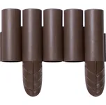 PROSPERPLAST Palisáda zahradní tm.hnědá 235cm