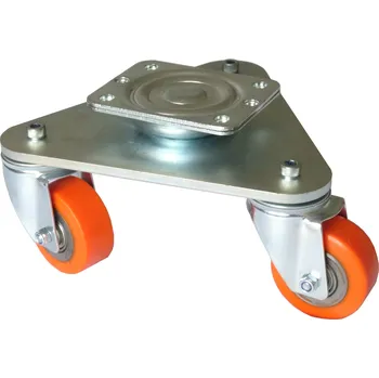 Pojezdové kolečko Jevištní posunovač - trojkolo 50mm s točnou TRIWAY SWIVEL CASTER TURTLE