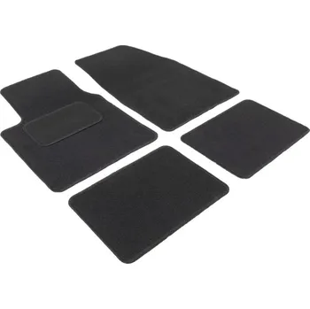 autokoberec Autokoberce textilni sada 4 díly - univerzálni / černé / typ 1