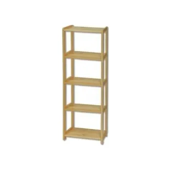 Knihovna Nabytek-dreveny.cz Knihovna - regál dřevěný 122 - výška 163 cm - šířka 60 cm Barevné provedení: Přírodní lakovaná