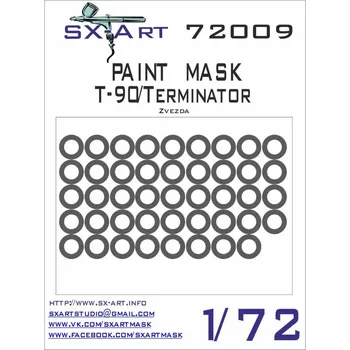Plastikový model SX-ART 1/72 T-90/Terminator Painting Mask (ZVE)