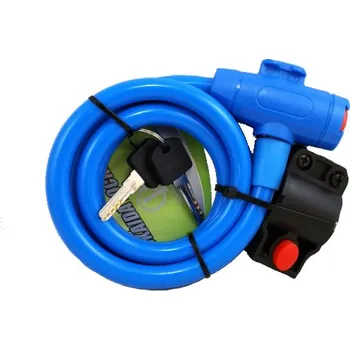 Zámek na kolo Zámek na kolo/koloběžku s držákem na rám, klíčový Vyber barvu :: Růžová