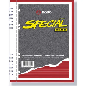 Sešit Kroužkový blok Bobo Speciál A5, 50 listů, linka