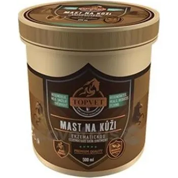 Bylinná léčivá mast Mast na ekzematickou kůži hojivá TOPVET 500ml
