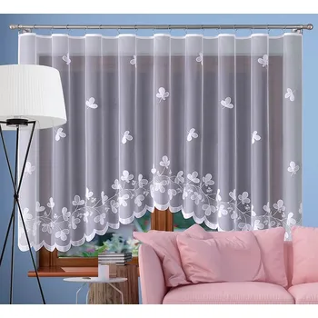 Záclona JIMI Textil Laura bílá 230 x 130 cm