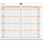 ADK Náplň do diáře A5 měsíční 2021