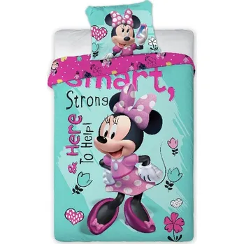 Halantex DĚTSKÉ POVLEČENÍ MINNIE MALÁ POMOCNICE 140x200/70x90 cm