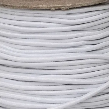 Textil Soldán Kulatá guma klobouková bílá 40 m