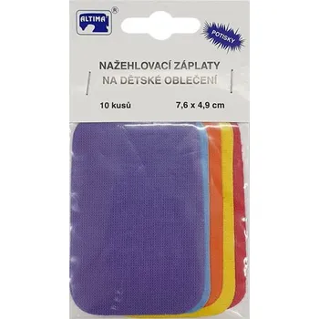 Nažehlovací záplaty dětské 201-40, 7,6x4,9 cm, 10ks