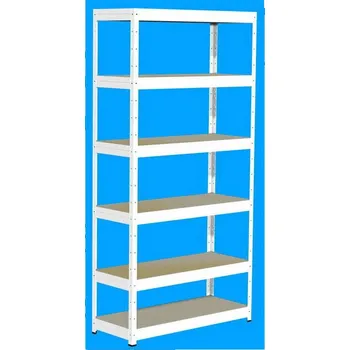 N446L0 Regál kovový v=2000,š=1000 regály Hloubka Hloubka police 600mm Regály - povrchová úprava Bílá