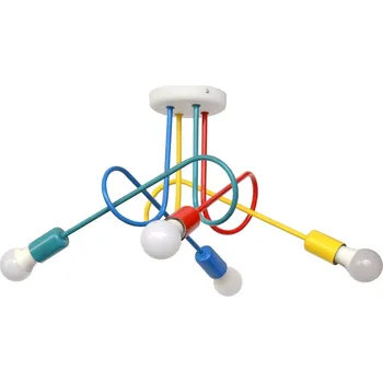 Dětské svítidlo Helam Oxford 4xE27 10W pestrobarevný