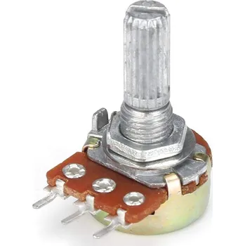 Potenciometr Potenciometr WH148 250k B250K uhlíkový lineární 0.125W