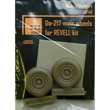 Plastikový model S.B.S model 1/48 Do-217 Main wheels+mask (REV)