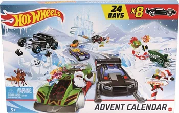 autíčko Mattel Hot Wheels adventní kalendář 2020
