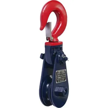 kladka Montážní kladka s hákem 8t pro lano 20-24mm, průměr kladky 200mm
