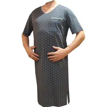 Pánská noční košile xcena Bavlněná pánská noční košile typ V Velikost: M