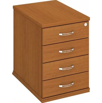 Zásuvkový kontejner Kontejner na soklu 4 zásuvky - vysoký Bříza