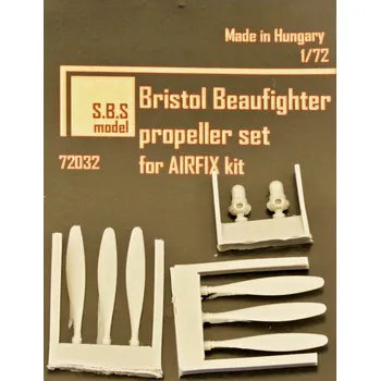 Plastikový model S.B.S model 1/72 Bristol Beaufighter propeller set (AIRFIX)