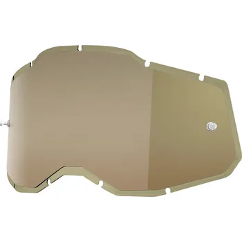 Motocyklové brýle Zesílené náhradní plexi pro motokrosové brýle 100% STRATA 2 , ACCURI 2 , RACECRAFT 2 - olivové