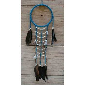 Lapač snů Lapač snů č.39 modrý, délka 71cm průměr 17cm