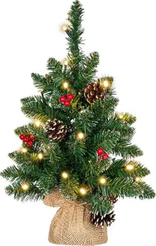 Vánoční stromek Nexos Trading Vánoční stromek s osvětlením 20 LED 45 cm