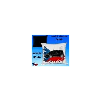 Dekorativní polštářek Polštář kontůra české auto č.07