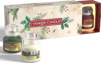 Svíčka Yankee Candle Classic Tumbler vánoční dárková sada 3 ks