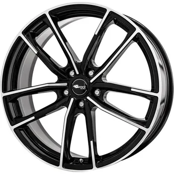 Disk Alu disk Brock B38 8x18, 5x110, 65.1, ET33 Schwarz Glanz Voll-Poliert (SGVP)