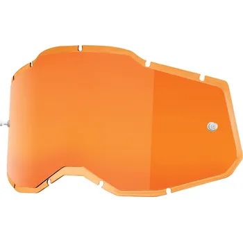 Motocyklové brýle Zesílené náhradní plexi pro motokrosové brýle 100% STRATA 2 , ACCURI 2 , RACECRAFT 2 - rozjasňující permision