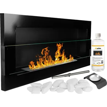 Biokrb GNT Biokrb černý lesk/sklo 900x400