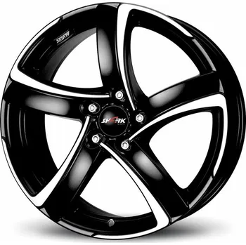 Disk Alu disk ALUTEC Shark 7x17, 4x100, 54.1, ET47 racing-black frontpolished